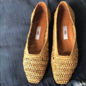 Miista raffia woven high heel